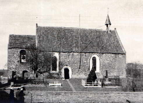 Die Gandersumer Kirche um 1928